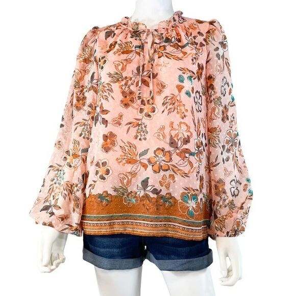Joie Floral Long Sleeve Blouse - Picture 12 of 12